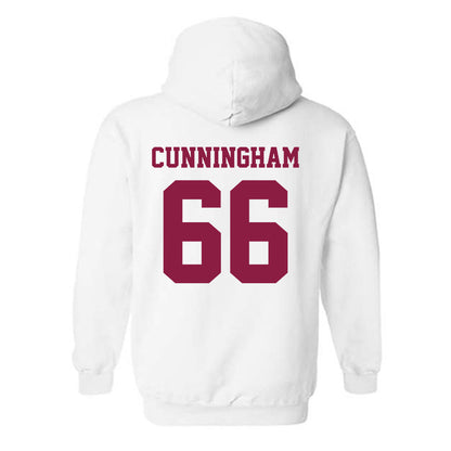 Virginia Tech - NCAA Football : Montavious Cunningham - Classic Fashion Shersey Hooded Sweatshirt-1