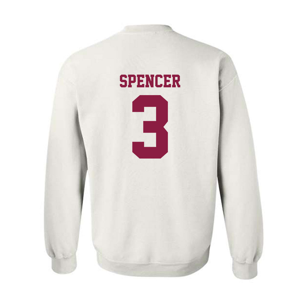 Virginia Tech - NCAA Football : Kaleb Spencer - Classic Fashion Shersey Crewneck Sweatshirt-1