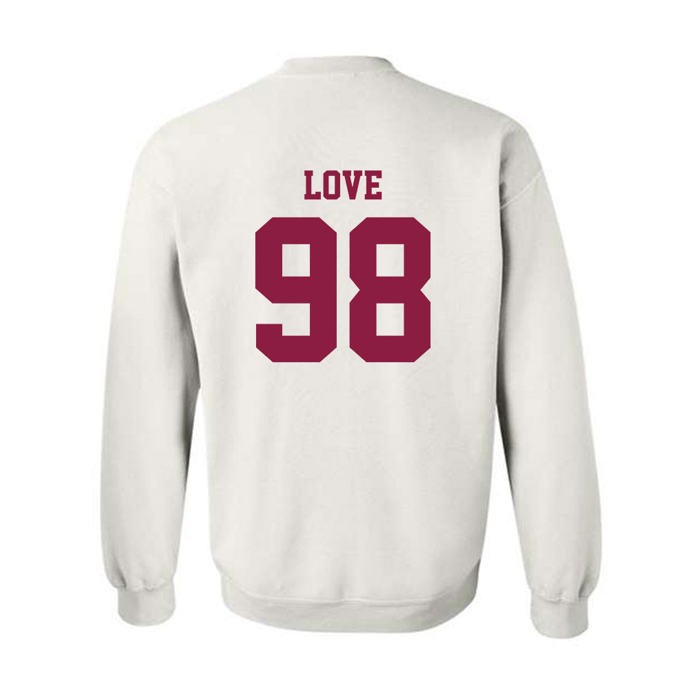 Virginia Tech - NCAA Football : Will Love - Classic Fashion Shersey Crewneck Sweatshirt-1