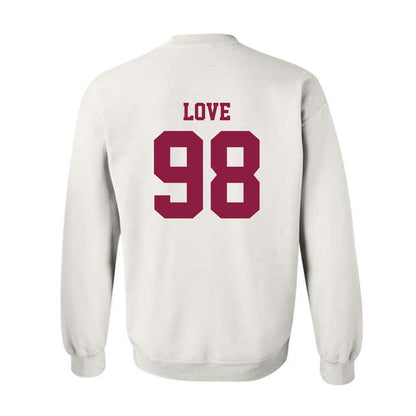 Virginia Tech - NCAA Football : Will Love - Classic Fashion Shersey Crewneck Sweatshirt-1