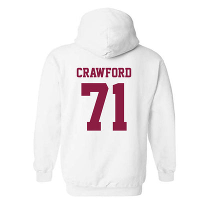 Virginia Tech - NCAA Football : Gavin Crawford - Classic Fashion Shersey Hooded Sweatshirt-1