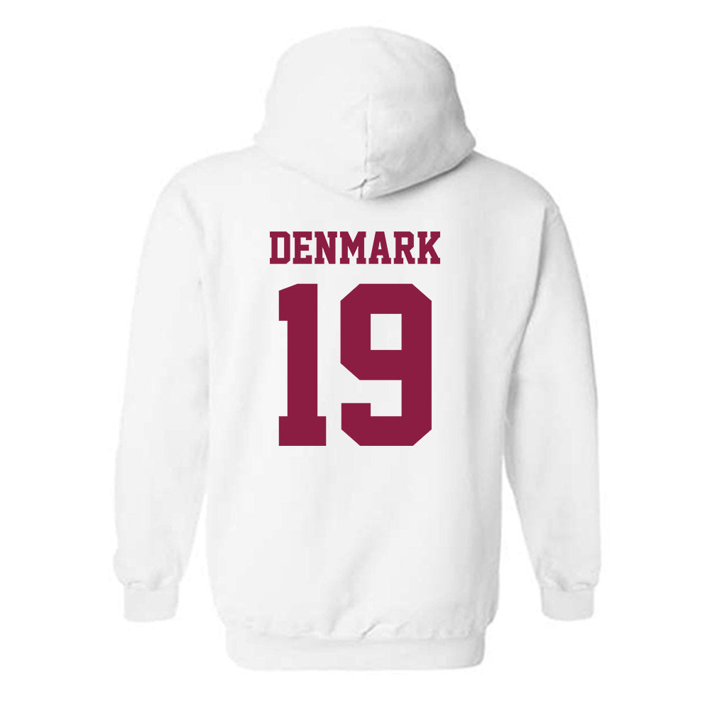 Virginia Tech - NCAA Football : Tyseer Denmark - Classic Fashion Shersey Hooded Sweatshirt-1