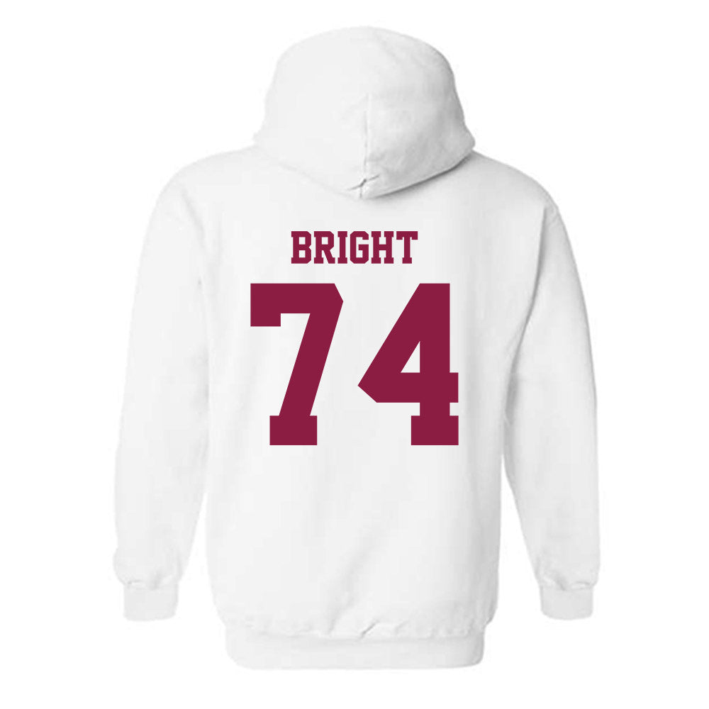 Virginia Tech - NCAA Football : Marlen Bright - Classic Fashion Shersey Hooded Sweatshirt-1