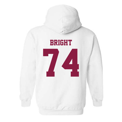 Virginia Tech - NCAA Football : Marlen Bright - Classic Fashion Shersey Hooded Sweatshirt-1