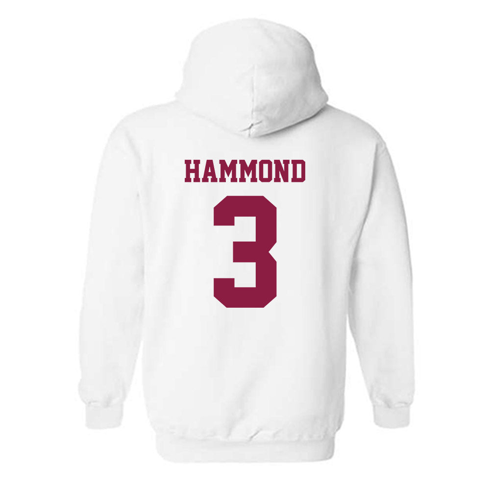 Virginia Tech - NCAA Men's Basketball : Ben Hammond - Classic Fashion Shersey Hooded Sweatshirt-1