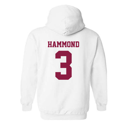 Virginia Tech - NCAA Men's Basketball : Ben Hammond - Classic Fashion Shersey Hooded Sweatshirt-1