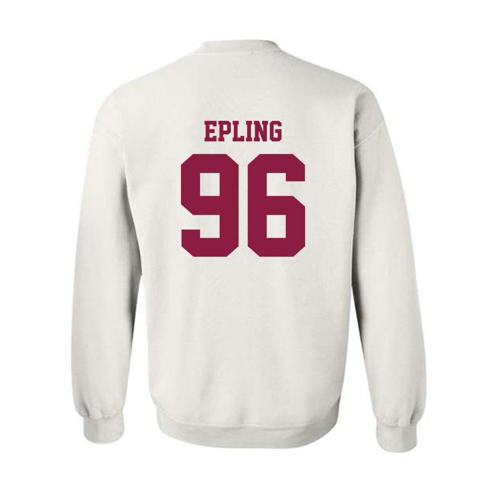 Virginia Tech - NCAA Football : Christian Epling - Classic Fashion Shersey Crewneck Sweatshirt-1