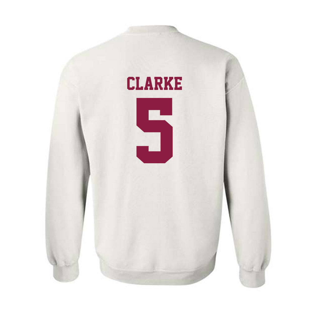 Virginia Tech - NCAA Football : Joshua Clarke - Classic Fashion Shersey Crewneck Sweatshirt-1