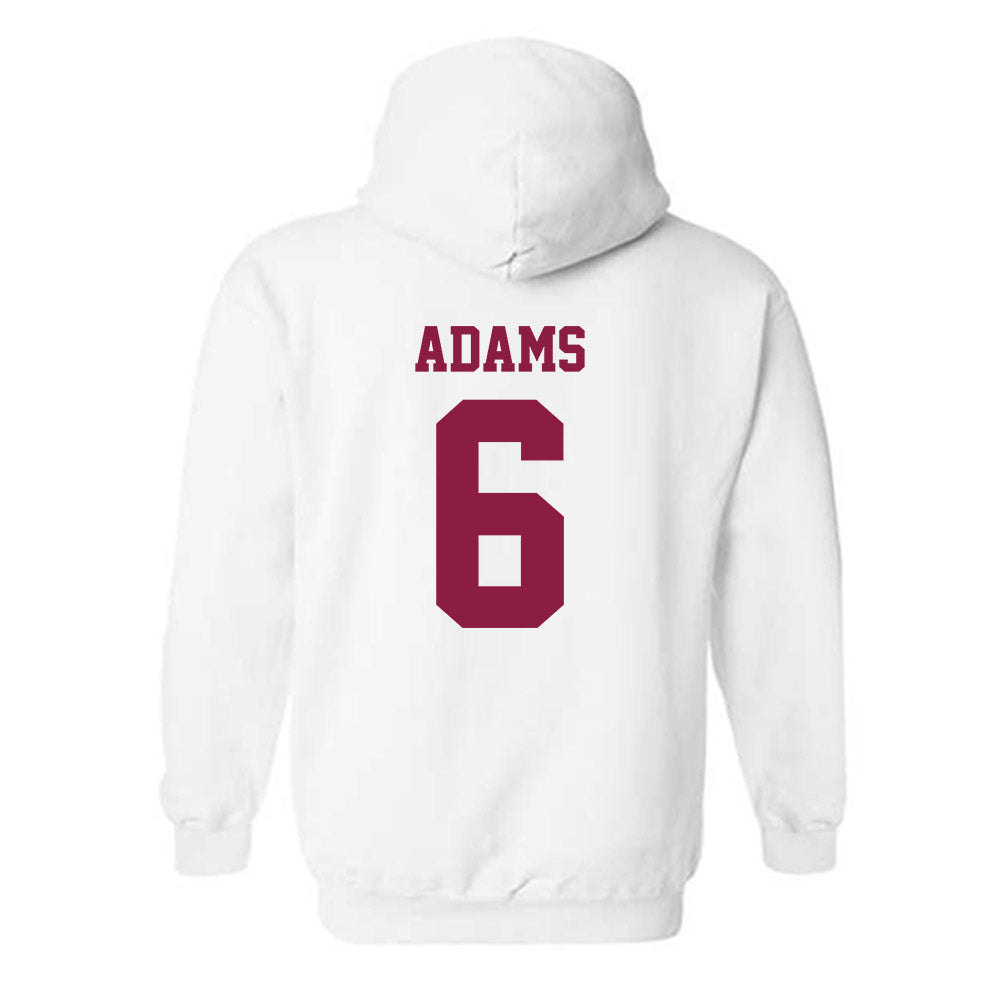 Virginia Tech - NCAA Football : Keylen Adams - Classic Fashion Shersey Hooded Sweatshirt-1