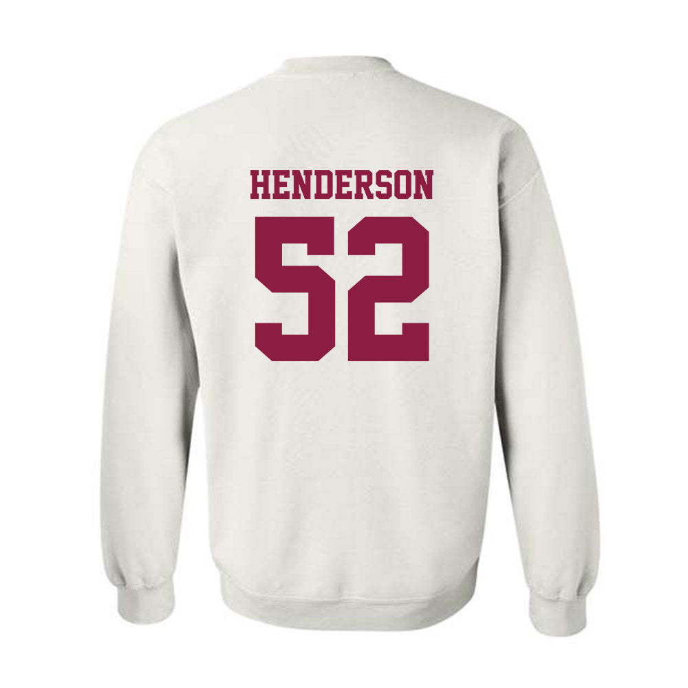 Virginia Tech - NCAA Football : Sherrod Henderson - Classic Fashion Shersey Crewneck Sweatshirt-1