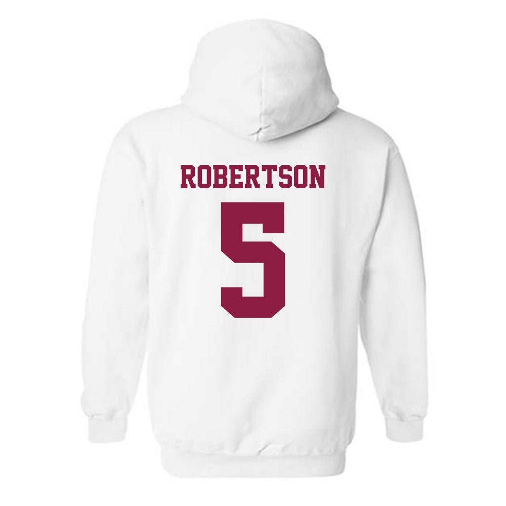 Virginia Tech - NCAA Baseball : Aiden Robertson - Classic Fashion Shersey Hooded Sweatshirt-1