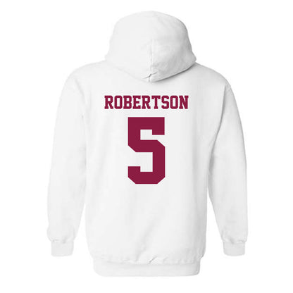 Virginia Tech - NCAA Baseball : Aiden Robertson - Classic Fashion Shersey Hooded Sweatshirt-1