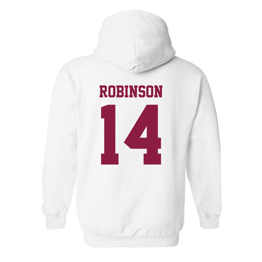 Virginia Tech - NCAA Football : Sheldon Robinson - Classic Fashion Shersey Hooded Sweatshirt-1
