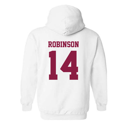 Virginia Tech - NCAA Football : Sheldon Robinson - Classic Fashion Shersey Hooded Sweatshirt-1