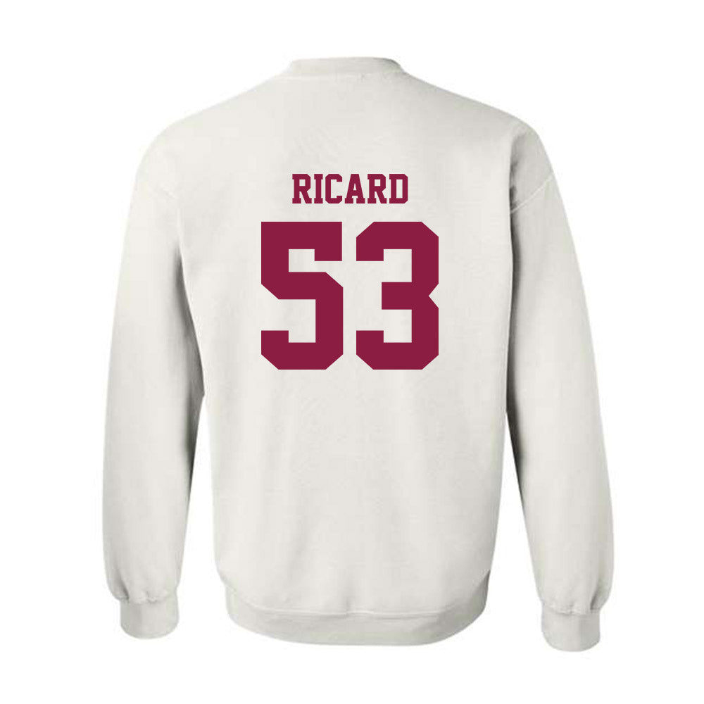 Virginia Tech - NCAA Football : Tommy Ricard - Classic Fashion Shersey Crewneck Sweatshirt-1