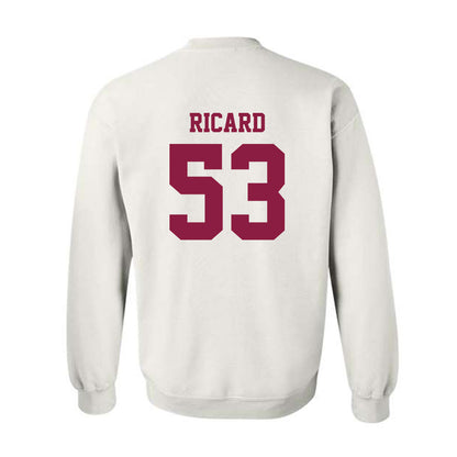 Virginia Tech - NCAA Football : Tommy Ricard - Classic Fashion Shersey Crewneck Sweatshirt-1