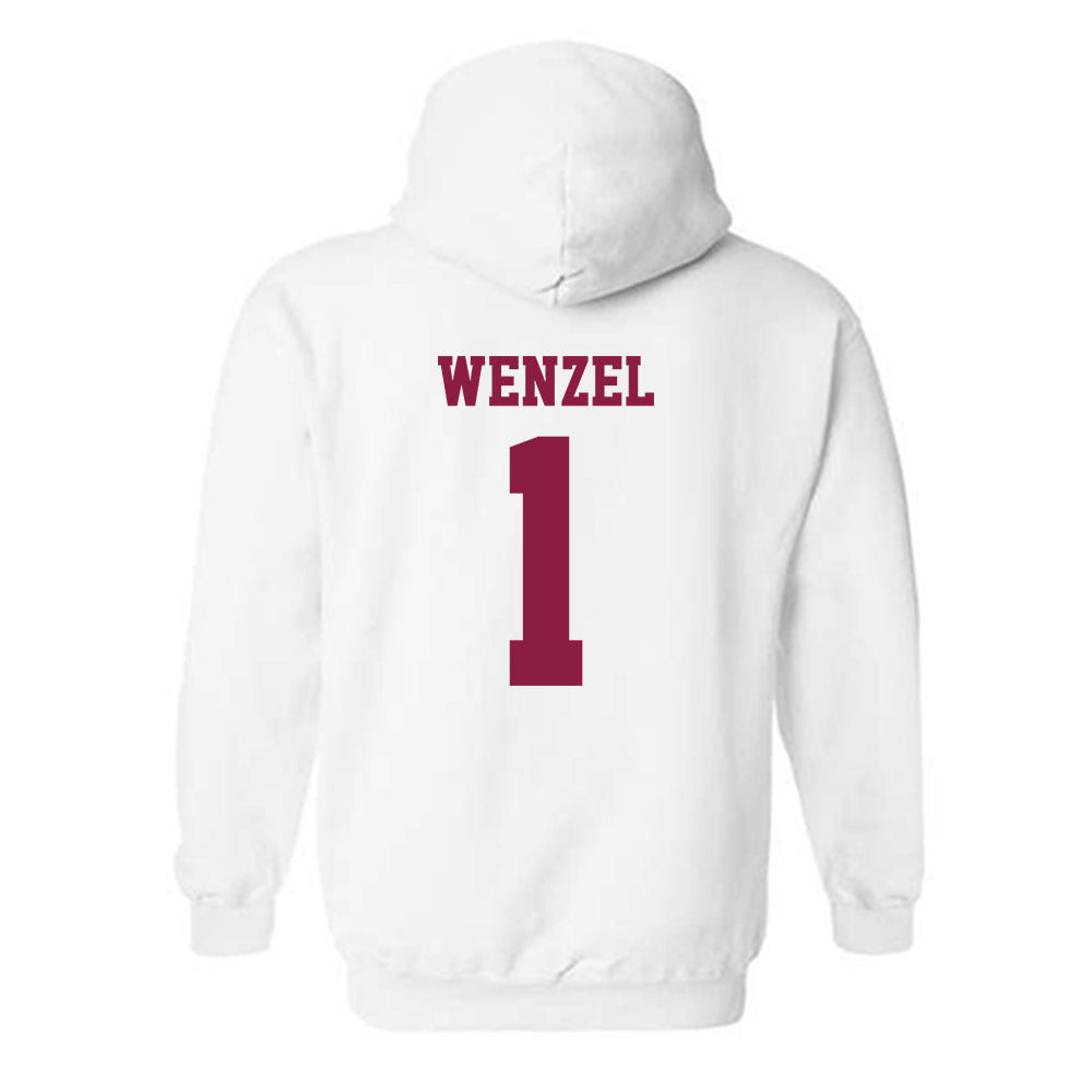 Virginia Tech - NCAA Women's Basketball : Carleigh Wenzel - Classic Fashion Shersey Hooded Sweatshirt-1