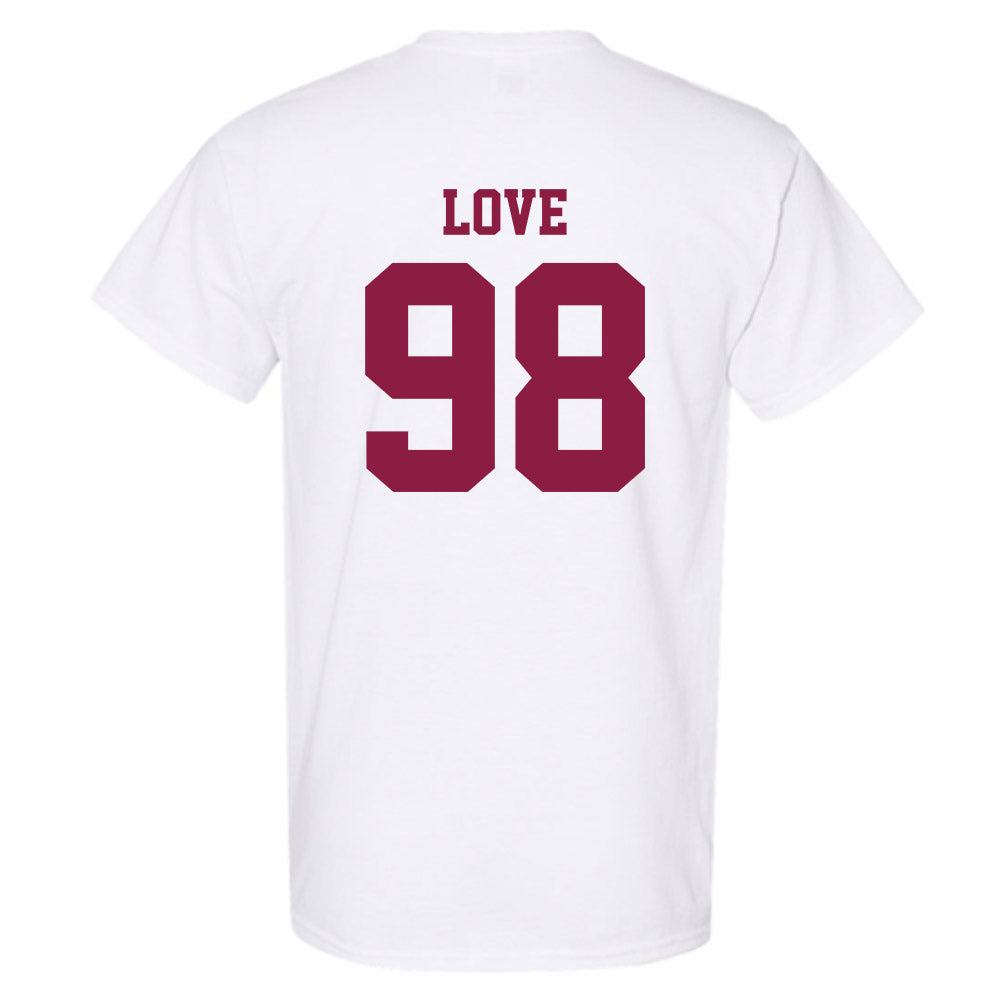 Virginia Tech - NCAA Football : Will Love - Classic Fashion Shersey T-Shirt-1