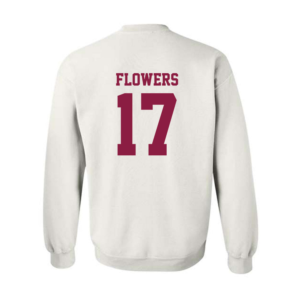 Virginia Tech - NCAA Football : Tyson Flowers - Classic Fashion Shersey Crewneck Sweatshirt-1