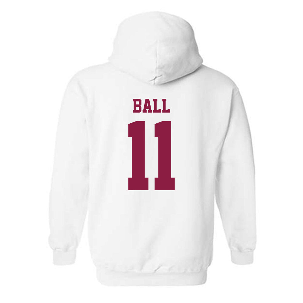 Virginia Tech - NCAA Baseball : Ethan Ball - Classic Fashion Shersey Hooded Sweatshirt-1