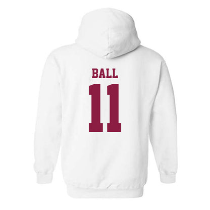 Virginia Tech - NCAA Baseball : Ethan Ball - Classic Fashion Shersey Hooded Sweatshirt-1