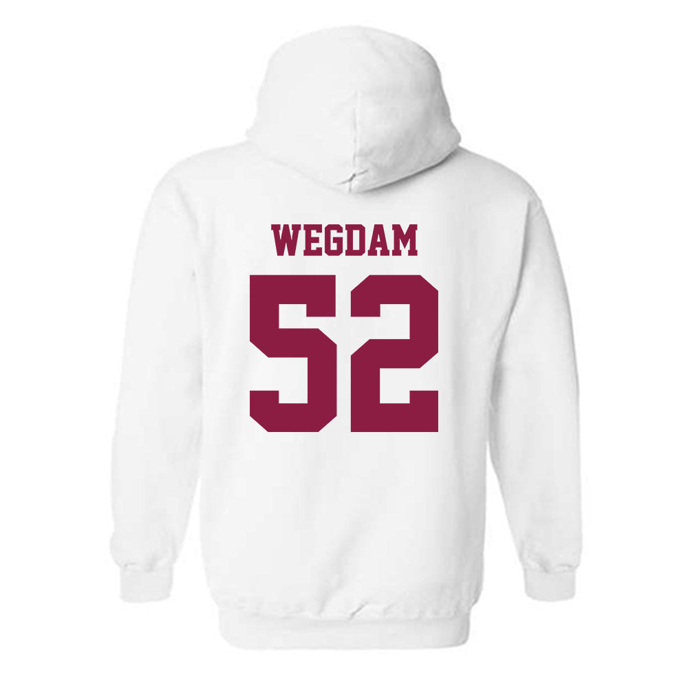 Virginia Tech - NCAA Football : Buddy Wegdam - Classic Fashion Shersey Hooded Sweatshirt-1