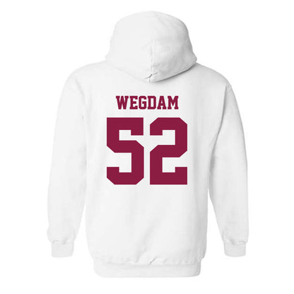 Virginia Tech - NCAA Football : Buddy Wegdam - Classic Fashion Shersey Hooded Sweatshirt-1