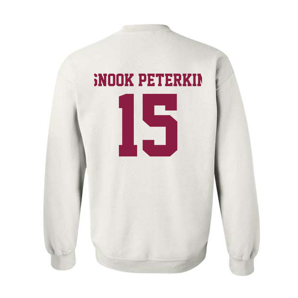 Virginia Tech - NCAA Football : Shamarius "Snook" Peterkin - Classic Fashion Shersey Crewneck Sweatshirt-1