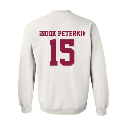 Virginia Tech - NCAA Football : Shamarius "Snook" Peterkin - Classic Fashion Shersey Crewneck Sweatshirt-1