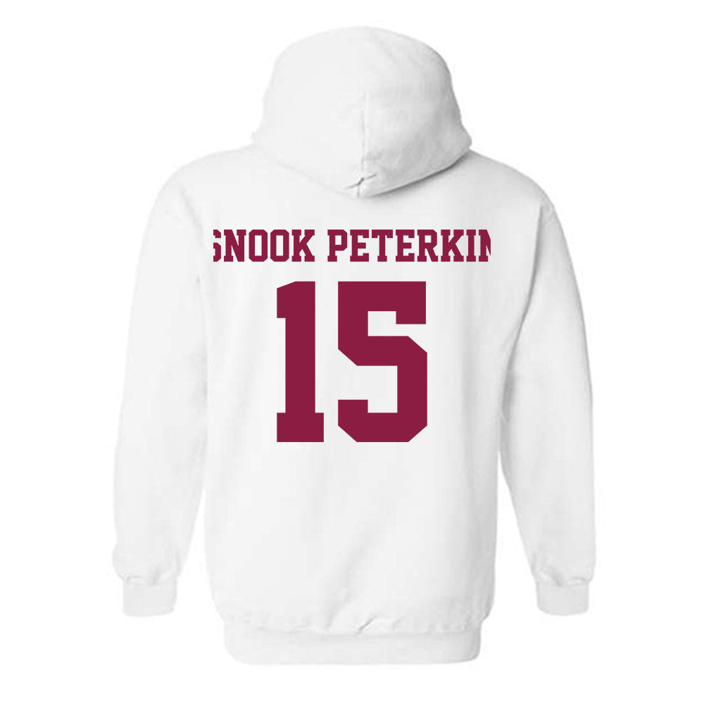 Virginia Tech - NCAA Football : Shamarius "Snook" Peterkin - Classic Fashion Shersey Hooded Sweatshirt-1