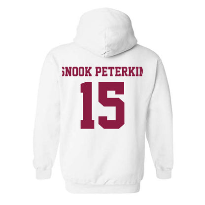 Virginia Tech - NCAA Football : Shamarius "Snook" Peterkin - Classic Fashion Shersey Hooded Sweatshirt-1