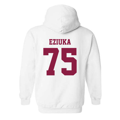 Virginia Tech - NCAA Football : Benjamin Eziuka - Classic Fashion Shersey Hooded Sweatshirt-1