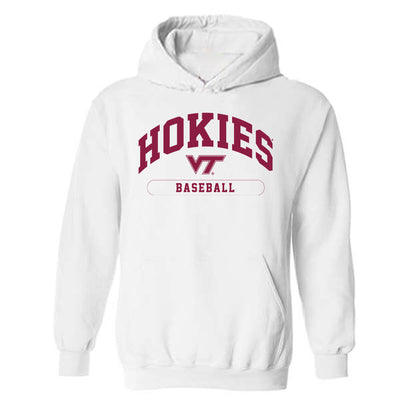 Virginia Tech - NCAA Baseball : Hudson Litterman - Classic Fashion Shersey Hooded Sweatshirt-0