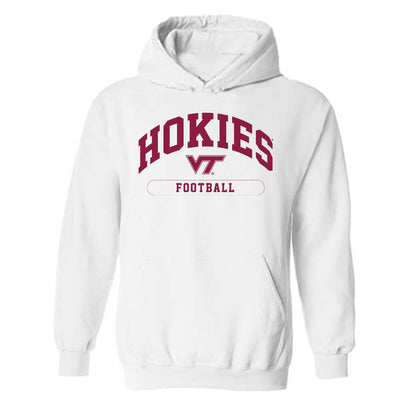 Virginia Tech - NCAA Football : Buddy Wegdam - Classic Fashion Shersey Hooded Sweatshirt-0