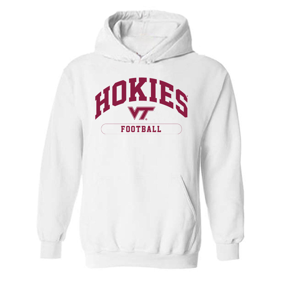 Virginia Tech - NCAA Football : Marlen Bright - Classic Fashion Shersey Hooded Sweatshirt-0