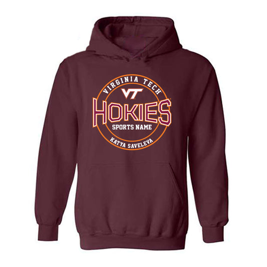 Virginia Tech - NCAA Dance Team : Katya Saveleva - Classic Fashion Shersey Hooded Sweatshirt-0