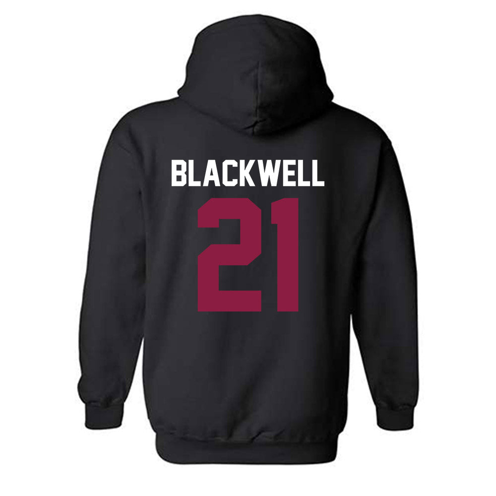 Virginia Tech - NCAA Softball : Lyla Blackwell - Classic Fashion Shersey Hooded Sweatshirt-1