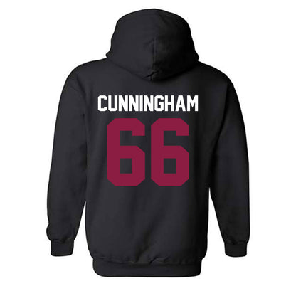 Virginia Tech - NCAA Football : Montavious Cunningham - Classic Fashion Shersey Hooded Sweatshirt-1