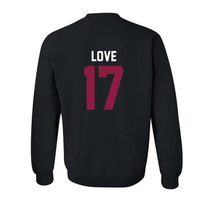 Virginia Tech - NCAA Football : John Love - Classic Fashion Shersey Crewneck Sweatshirt-1