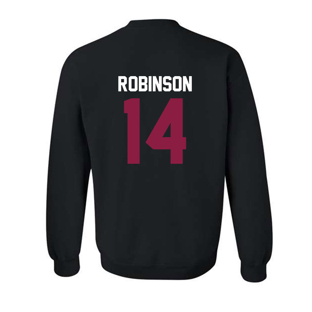 Virginia Tech - NCAA Football : Sheldon Robinson - Classic Fashion Shersey Crewneck Sweatshirt-1