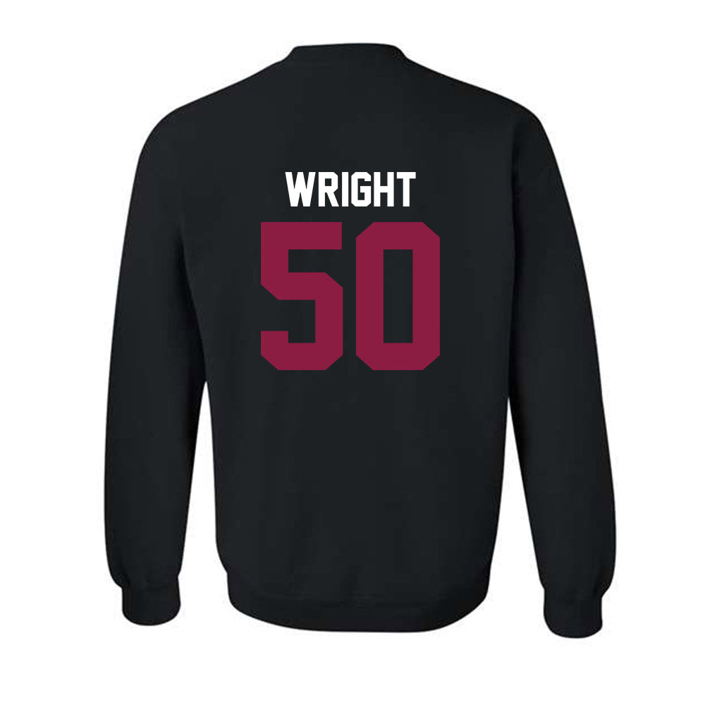 Virginia Tech - NCAA Football : Nathaniel Wright - Classic Fashion Shersey Crewneck Sweatshirt-1