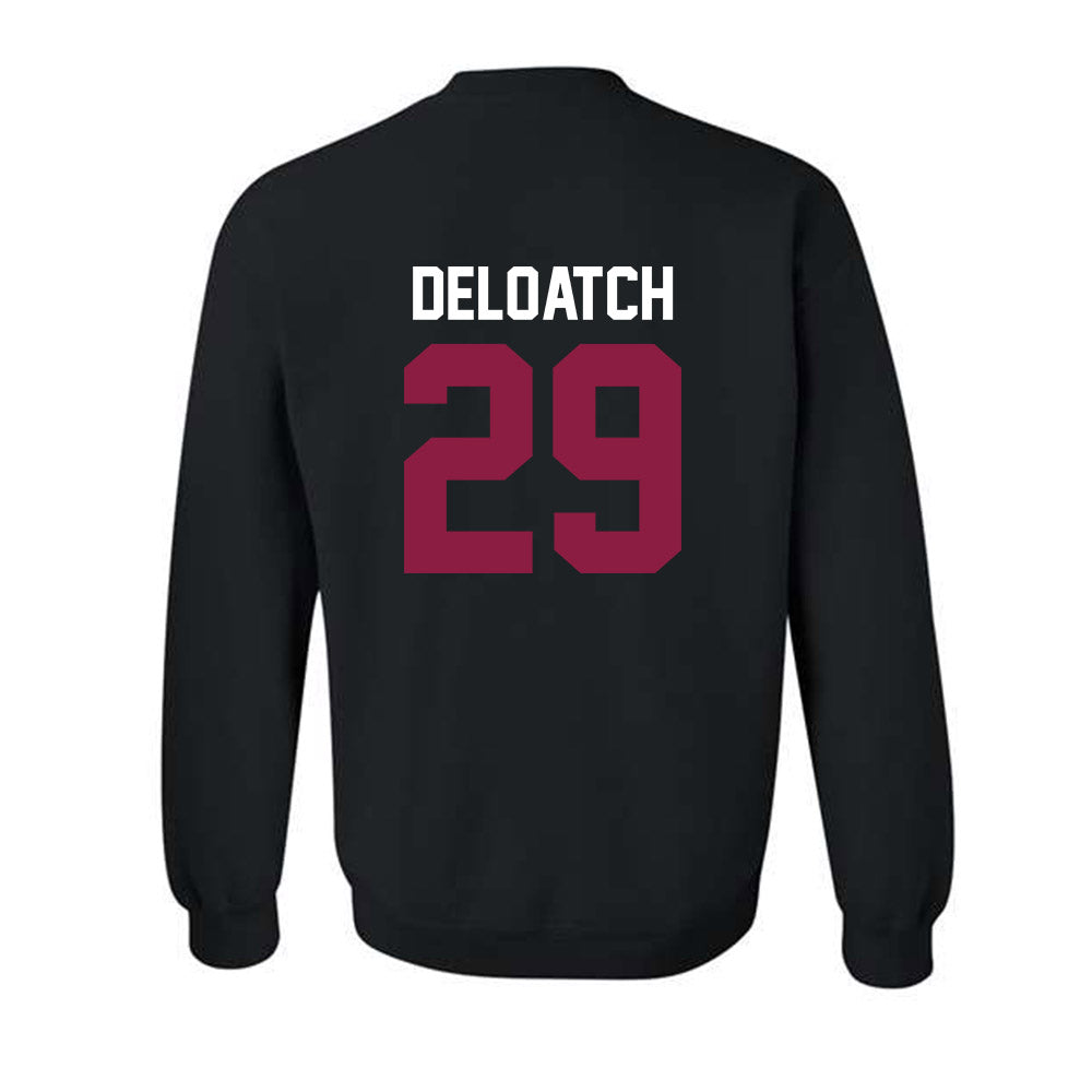 Virginia Tech - NCAA Football : Jahmari DeLoatch - Classic Fashion Shersey Crewneck Sweatshirt-1