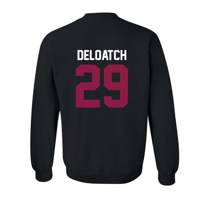 Virginia Tech - NCAA Football : Jahmari DeLoatch - Classic Fashion Shersey Crewneck Sweatshirt-1