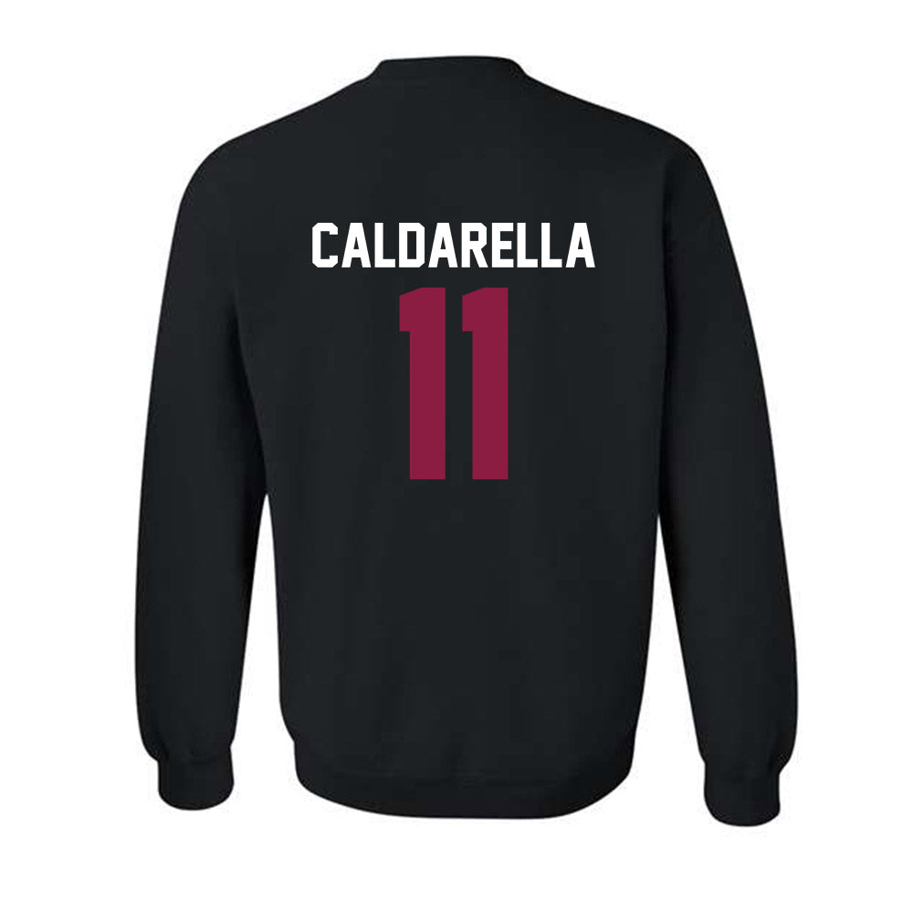 Virginia Tech - NCAA Men's Basketball : James Caldarella - Classic Fashion Shersey Crewneck Sweatshirt-1