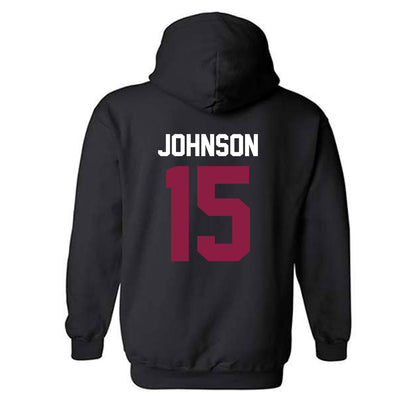 Virginia Tech - NCAA Football : Brennan Johnson - Classic Fashion Shersey Hooded Sweatshirt-1