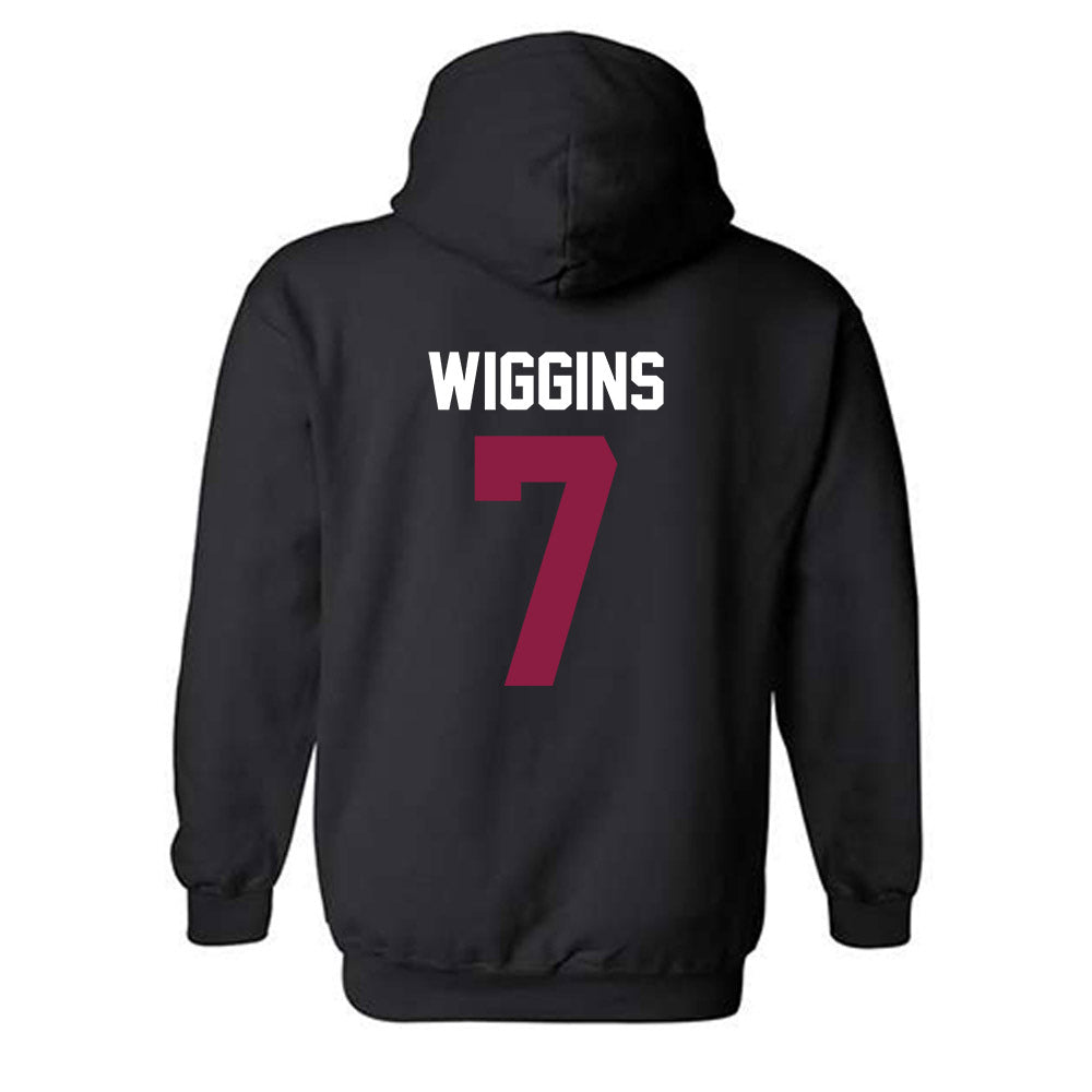 Virginia Tech - NCAA Football : Chanz Wiggins - Classic Fashion Shersey Hooded Sweatshirt-1