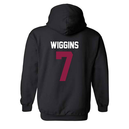 Virginia Tech - NCAA Football : Chanz Wiggins - Classic Fashion Shersey Hooded Sweatshirt-1