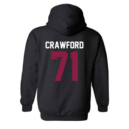 Virginia Tech - NCAA Football : Gavin Crawford - Classic Fashion Shersey Hooded Sweatshirt-1