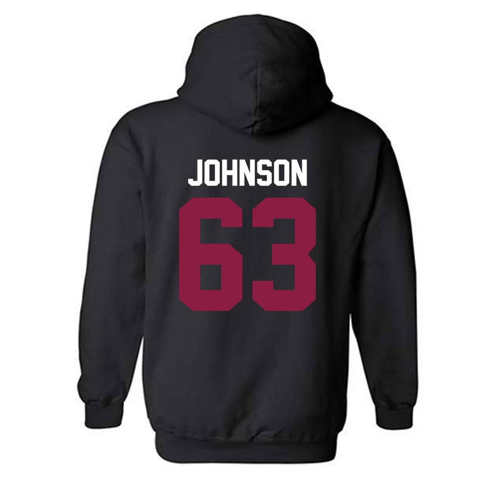Virginia Tech - NCAA Football : Kamren Johnson - Classic Fashion Shersey Hooded Sweatshirt-1