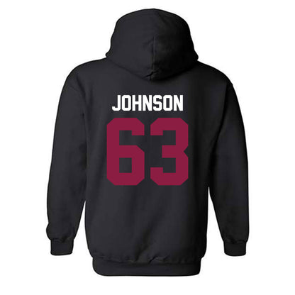 Virginia Tech - NCAA Football : Kamren Johnson - Classic Fashion Shersey Hooded Sweatshirt-1